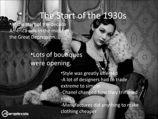Fashion in the 1930s | PPT