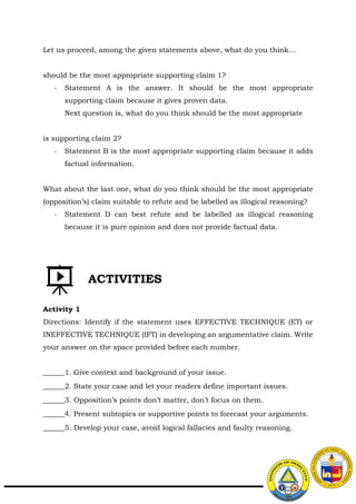 English 10 - Q2 - M12.pdf Quarter 2 module in english | PDF