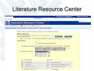 Literature Resource Center 