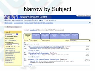 Narrow by Subject 