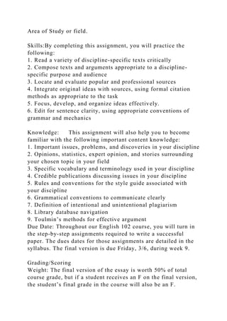 English 102 Research WritingResearch Paper AssignmentPurpose .docx