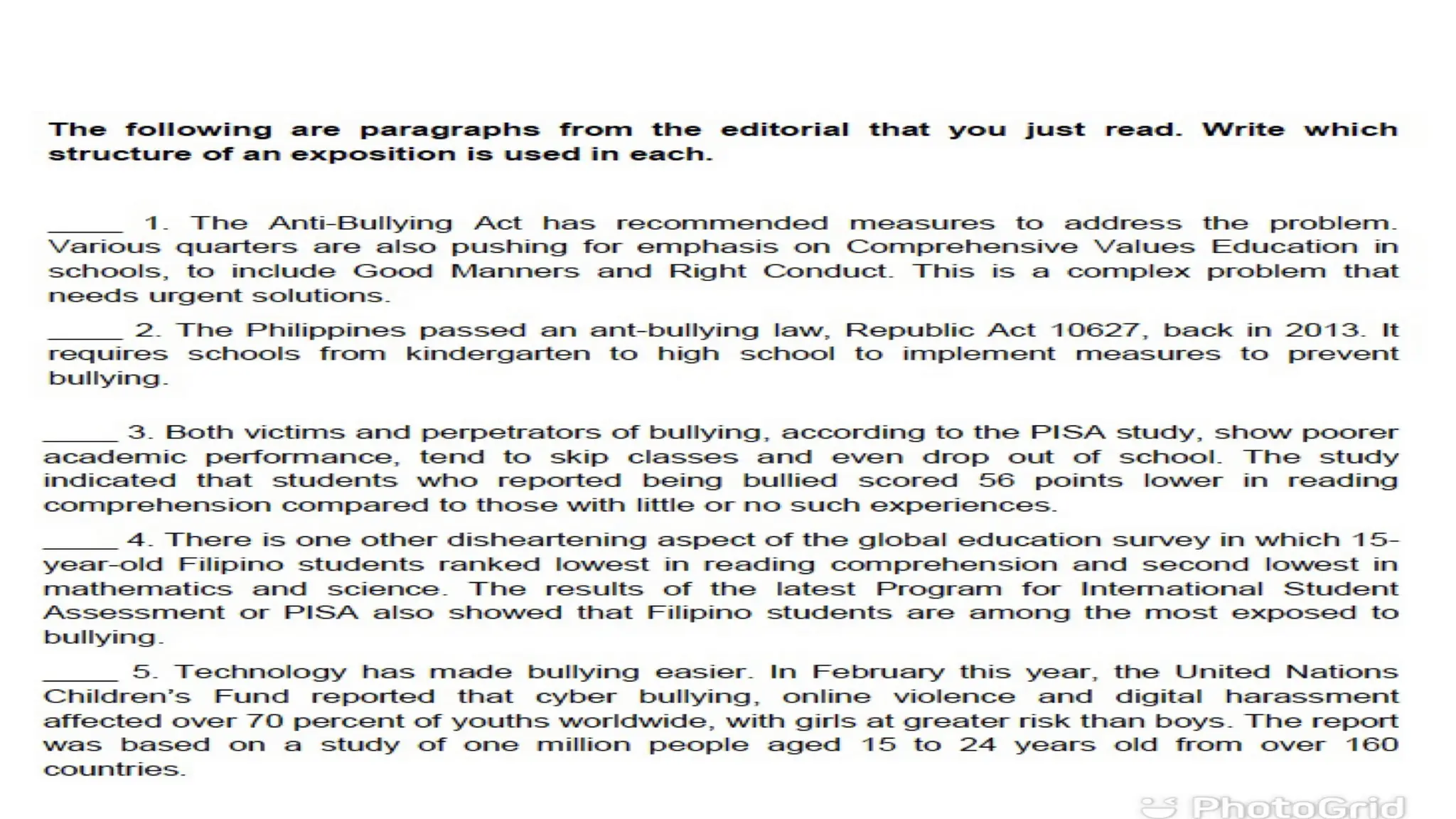 English 10 Q2W1 (week1) Identifying Key Structural Elements of Exposition – Statement of Position.pptx