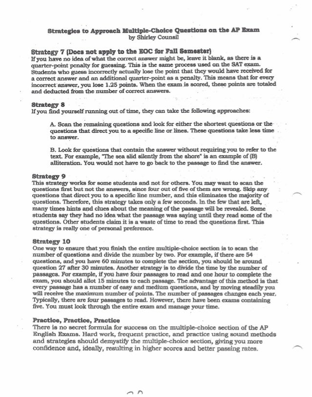 1994 ap english free response essay