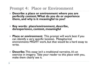 English 12CP Narrative Essay