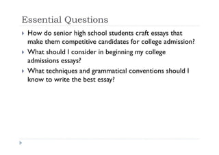 English 12CP Narrative Essay