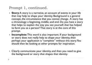 English 12CP Narrative Essay