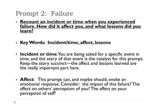 English 12CP Narrative Essay