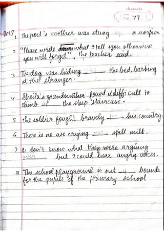 ICSE English Language Class X Handwritten Notes | PDF