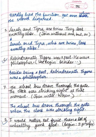 ICSE English Language Class X Handwritten Notes | PDF