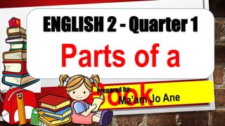 ENGLISH 2 - Quarter 1
Parts of a
Book
 