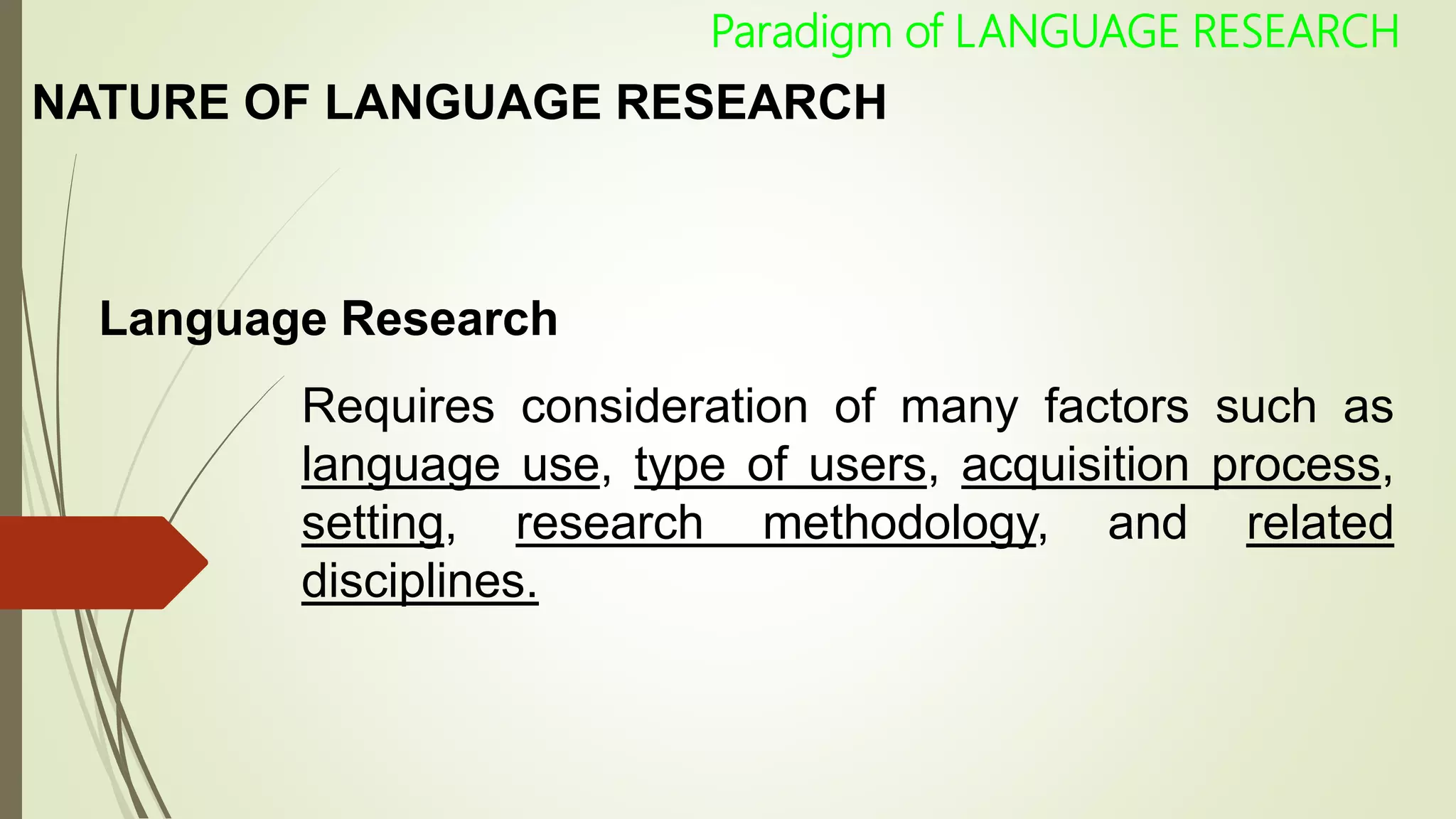 English 23 language research | PPTX