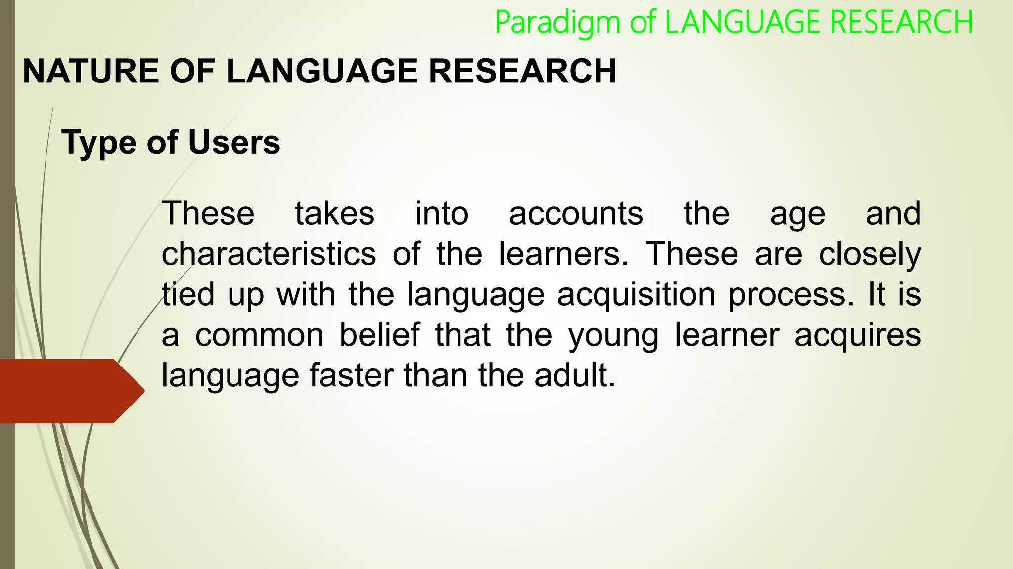 English 23 language research | PPTX