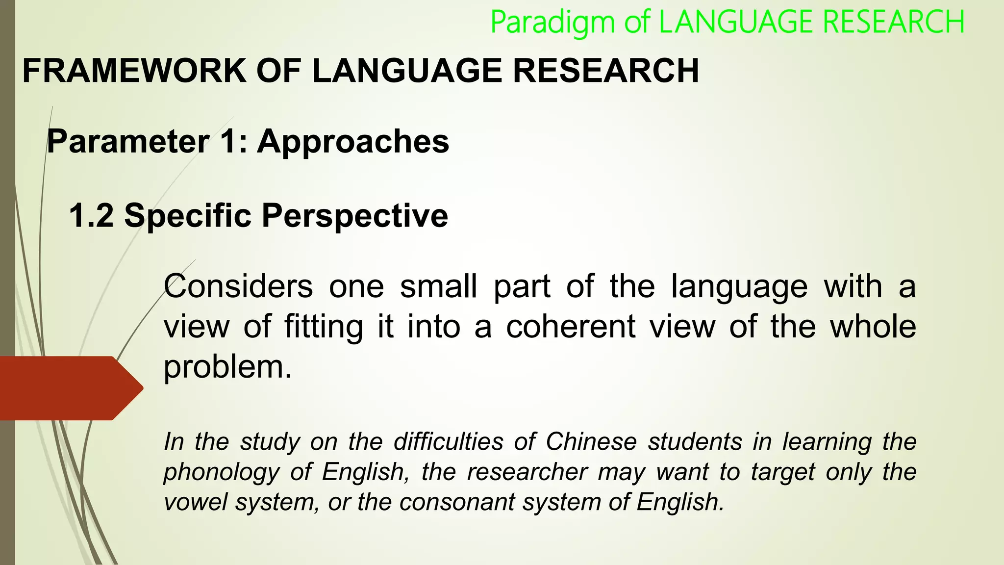 English 23 language research | PPTX
