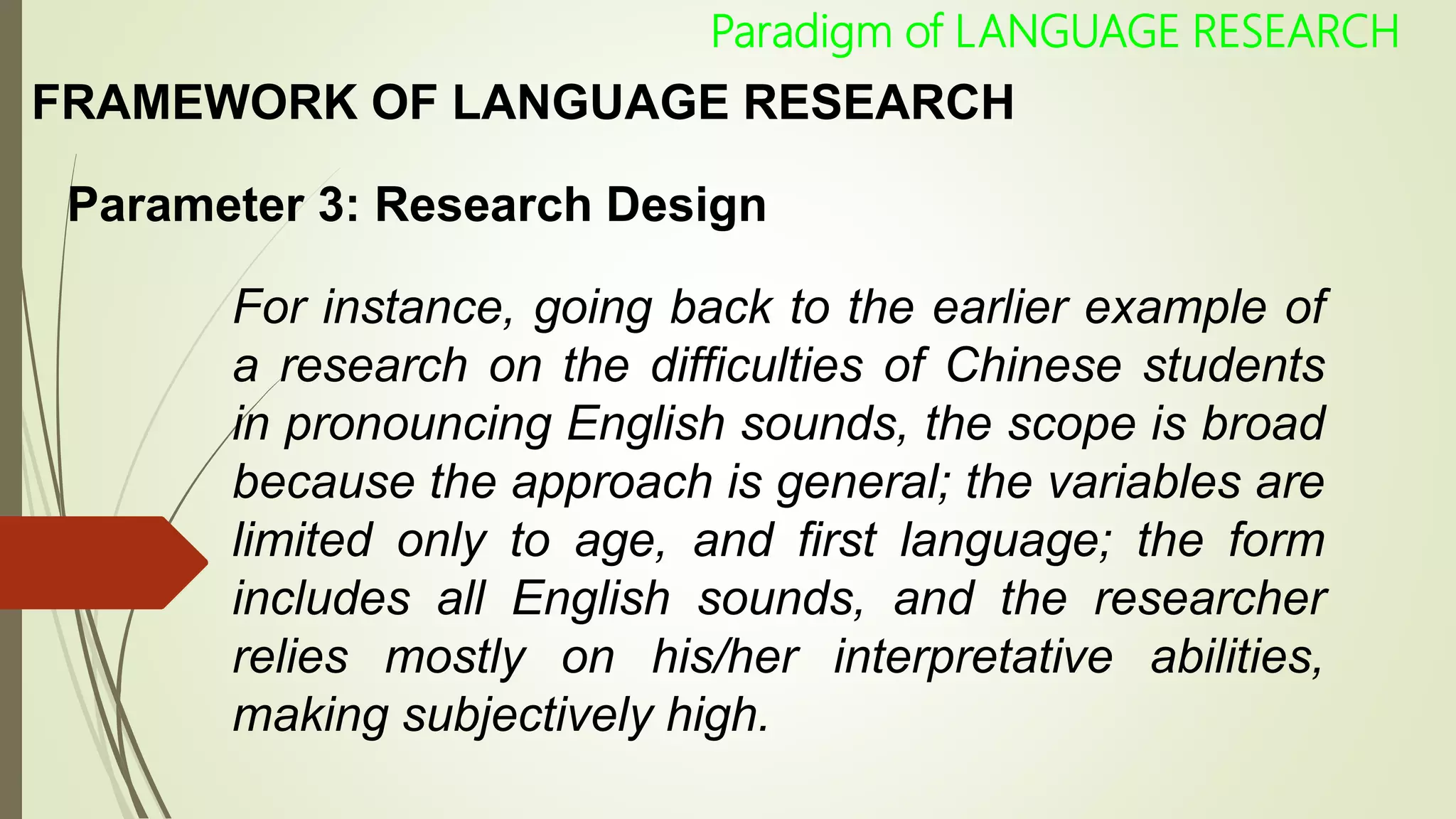 English 23 language research | PPTX