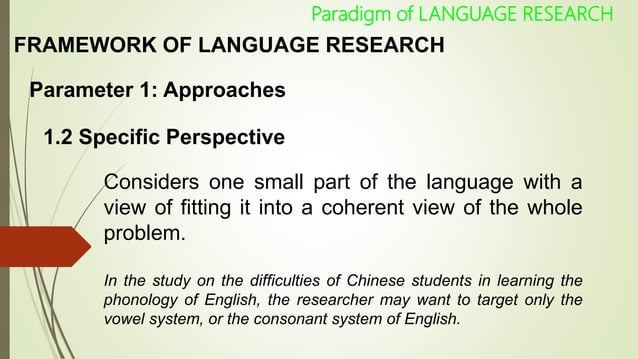 English 23 language research | PPTX
