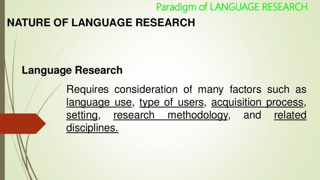 research on language usage and grammar