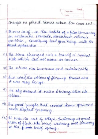 ICSE English Literature Class X Handwritten Notes | PDF