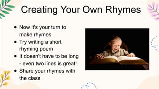 ENGLISH2 Q2 1 EN2PA-II-1 Recognize rhymes in chants, poems, and stories ...