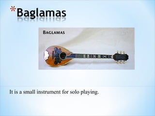 Greece Small String Instruments Greek traditional musical instruments | PPT