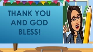 THANK YOU
AND GOD
BLESS!
 