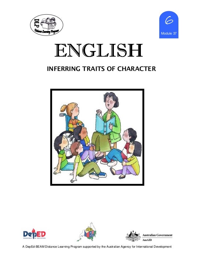 English 6 Dlp 37 Inferring Traits And Character