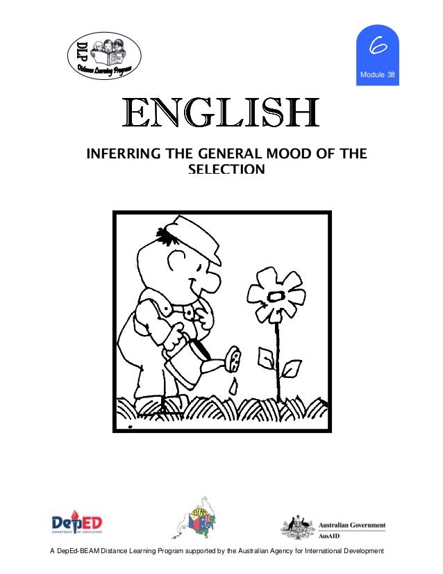 english 6 dlp 38 inferring the general mood of the selection inferring