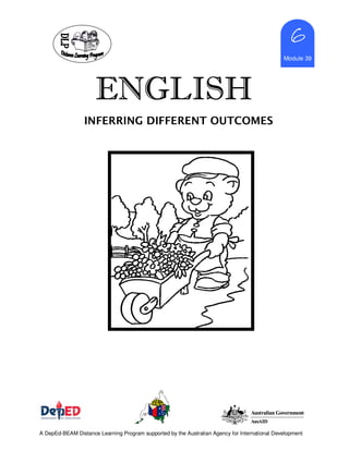 ENGLISHENGLISHENGLISHENGLISH
6666
Module 39
A DepEd-BEAM Distance Learning Program supported by the Australian Agency for International Development
INFERRING DIFFERENT OUTCOMES
 