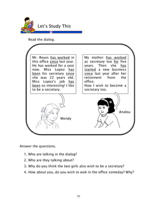 English 6 dlp 41 using the present perfect form of verbs | PDF