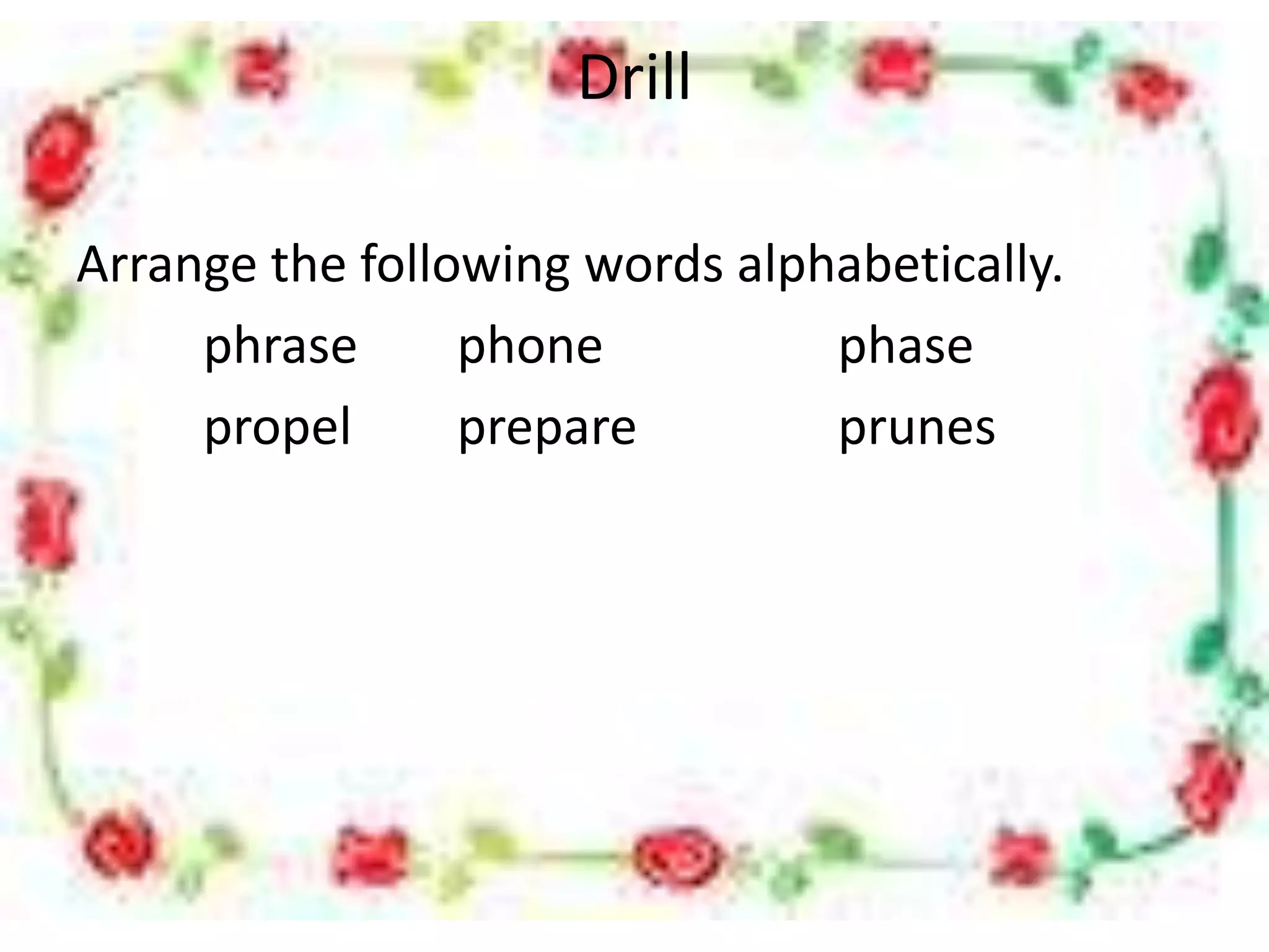 sequence of events ppt | PPTX