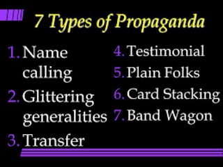 ENGLISH 6 PPT Q3 W2 - Detect biases and propaganda devices used by ...