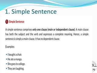 1. Simple Sentence
78
 