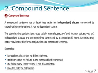 2. Compound Sentence
79
 