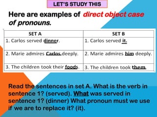 Object Case English 6 W6 D4 pronoun-reference agreement.pptx
