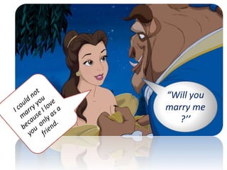 “Will you
marry me
?’’
 