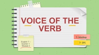 ENGLISH 7 - QUARTER 1 - MODULE 1-3.pptx