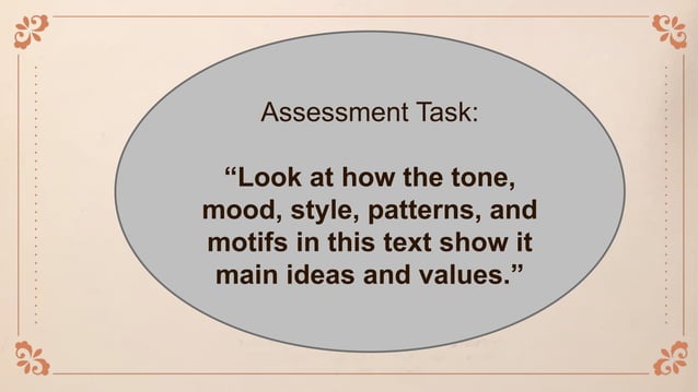 Literary Text as Expressions of Individual or Communal Values within ...