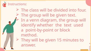 Mastering Comparison and Contrast Writing: Block and Point-by-Point ...