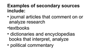 Secondary Sources In Research Examples Mastering Outlining Techniques: Organize Ideas Using Primary and ...
