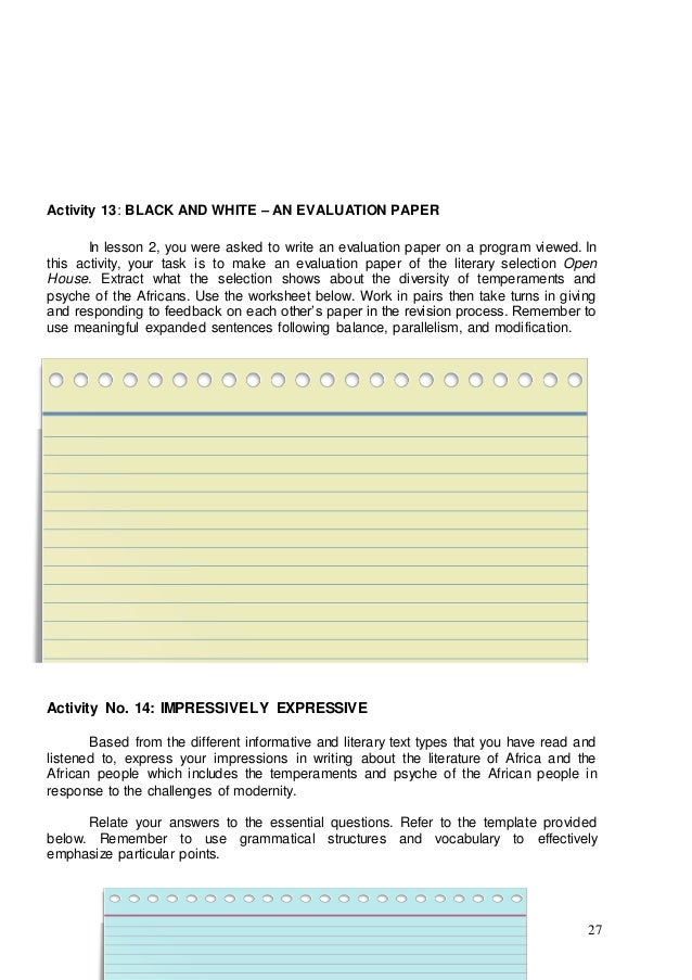 English 8 Learning Module Quarter 3 Lesson 4