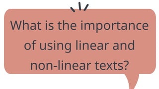 Understanding Linear and Non-Linear Texts: Types, Examples, and ...