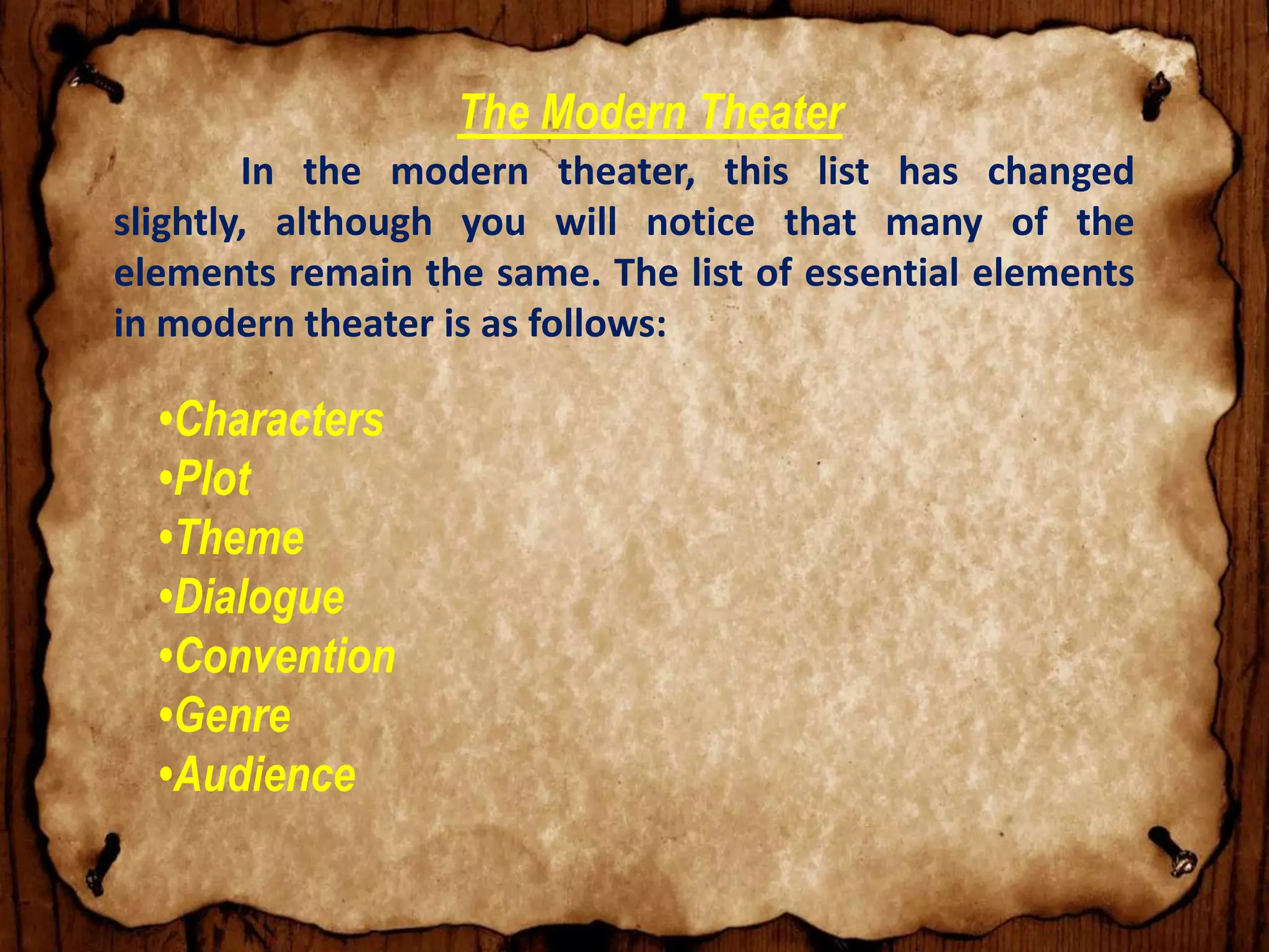 DRAMA powerpoint presentation. | PPTX