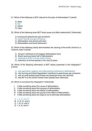 Reading materials for English 8 learners | PDF
