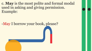 ENGLISH 9 - Types of Modals and their uses MODALS.pptx