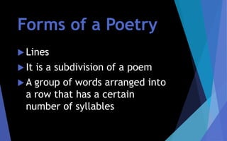 English 9 - Poetry | PPTX