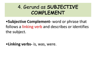 Gerund and its Uses | PPT