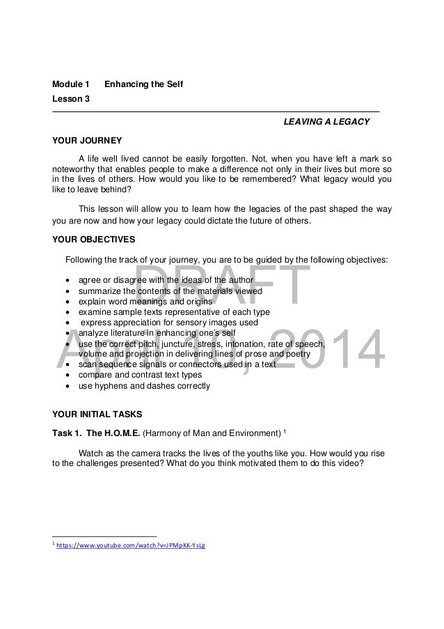 english grade 9 module English module Grade 9