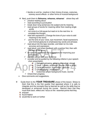 K-12 Teacher's Guide Grade 9