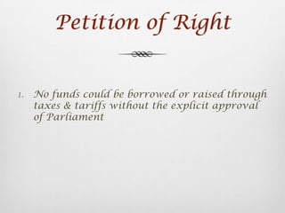 Bickered with Parliament