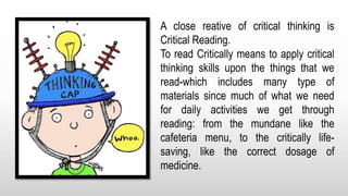 English for Academic Purposes: From Critical Thinking to Critical ...