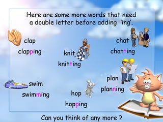 english adding ing to verbs.pptx (full version) | PPTX